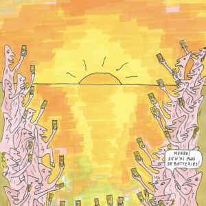 POSTER " COUCHER DE SOLEIL "